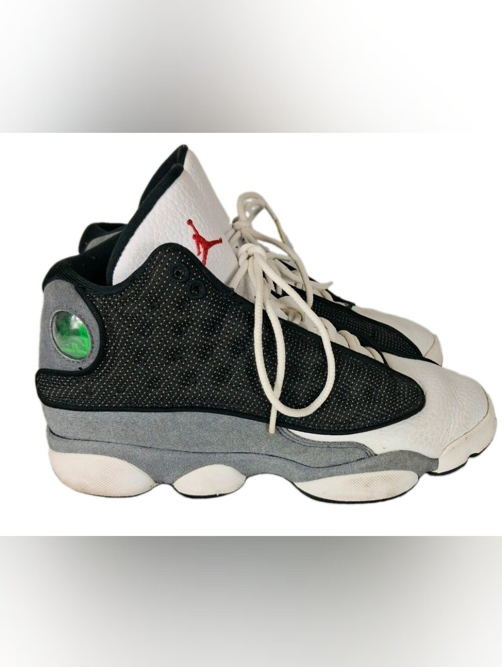 Nike Air Jordan 13 Retro GS Youth Shoes size 6Y Black Flint White 884129-060